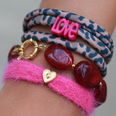 Bracelet pastille burgundy